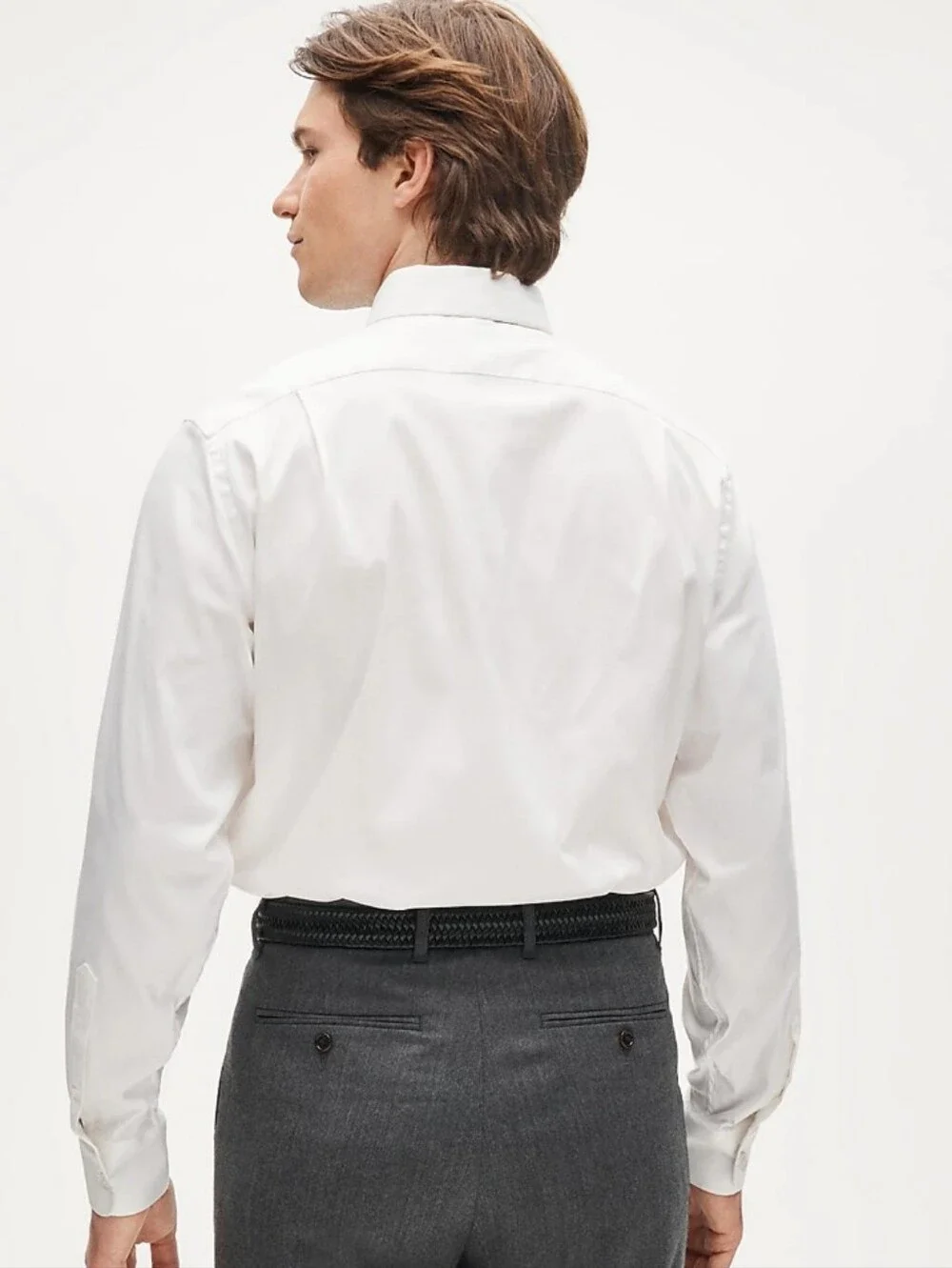 J Crew Bowery performance stretch dress shirt with spread collar BX291 Sz XL
